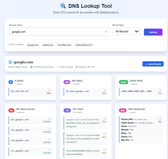 DNS Lookup Tool – Complete Guide to Check & Troubleshoot DNS Records