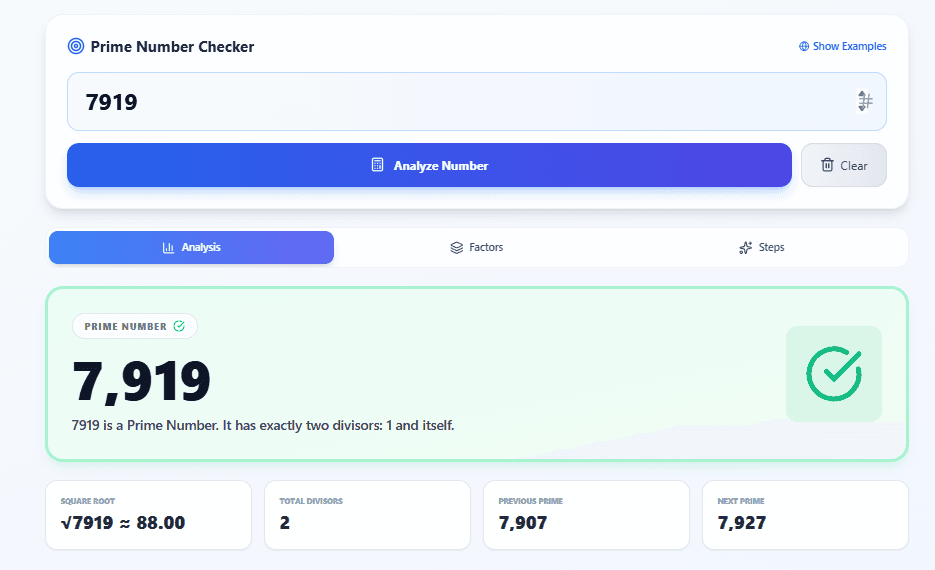 Prime Number Calculator: Check, Analyze, and Understand Primes Step by Step