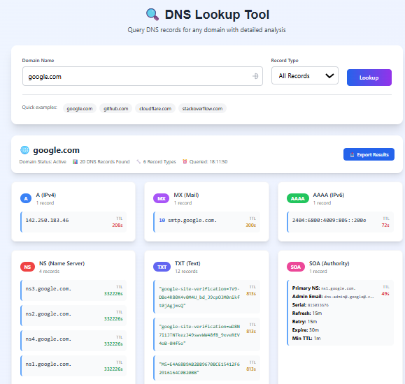 DNS Lookup Tool – Complete Guide to Check & Troubleshoot DNS Records