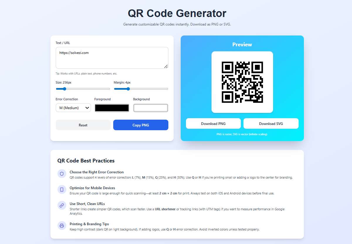 How to Create a QR Code – Free Custom QR Code Maker with PNG & SVG Download